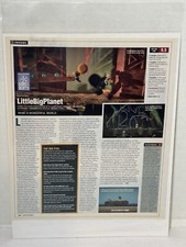 LittleBIgPlanet video game Review magazine article print ad wall art ephemera picture