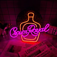 New Whiskey Neon Light Sign Beer Bar Lamp USB-powered for Men Cave,Wall Decor picture