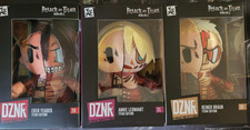 YuMe DZNR Attack on Titan Collectible Designer Plush Set of 3 Eren Annie Reiner picture