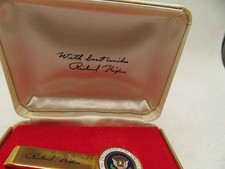 1972 Republican National Convention Delegate TIE Clip Miami Beach Florida Nixon picture