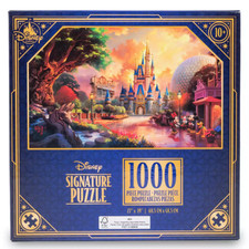 Disney World Four Parks One World Thomas Kinkade Puzzle 1000 Pieces - NEW picture