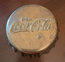 Vintage Coca-Cola Brass Paperweight picture