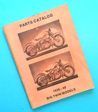 1936-1948 Harley Davidson Spare Parts Catalog Manual Book U UL UH ULH E EL F FL picture