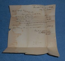 1832 Franklin Bank of Baltimore MD Letter To Hagerstown MD picture