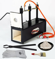 DFPROF3+2D GAS PROPANE FORGE Furnace Burner Knife Making Blacksmith Farrier picture