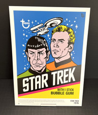 2018 Topps 80th Anniversary 1976 Star Trek Wrapper Art Poster 10