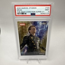 2025 Topps Chrome Marvel Studios Druig Superfractor 1/1 PSA 9 picture