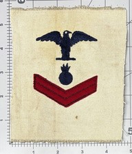 1886 - 1904 US Navy 2nd Class Seaman Gunner Rate Inv# K8055 picture
