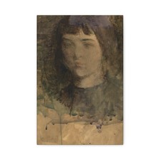 Abbott Handerson Thayer, born Boston, - Mary - n.d. - Canvas Wall Art picture