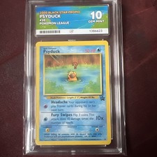 2000 Pokemon League Black Star Promo Psyduck #20 ACE10 Gem Mint picture