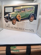 Vtg. 2 Pg. New HUPMOBILE 1928 Six Car Advertisment picture