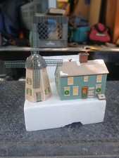 Home Sweet Home House & Windmill 1988 Dept 56, Snow Village, #56.5126-8 picture