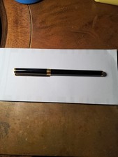 Vintage S.T. Dupont Classique Fountain Pen - Black Laque de Chine, 18kt 750 Nib picture