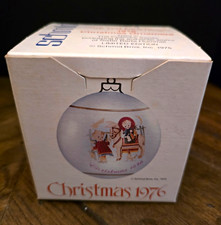 Schmid Limited Edition Hanging Ornament White Christmas 1976 Sacred Journey New picture