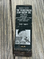 The Golden West Petroleum Co. Inc. Salina Kansas Vintage Parachutist Matchbook picture