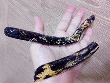 Genuine Black &gold Coral Branch 105 gr Rare Natural 2 pcs Specimen for jewelry picture