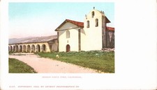 Antique UDB 1898 Mission Santa Ynez California Postcard Detroit Photographic Co. picture