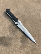 Handmade RE4 Jack Krauser's Knife Spring Steel Resident Evil 4 Movie Replica USA picture