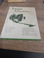 Oliver Tractor No. 355 Mounted Mower Dealers Brochure picture