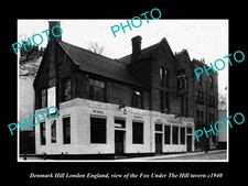 Denmark Hill London England Fox Under Hill Tavern 1940 Old Large Historic Photo picture