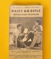 Vtg 1959-64 Daisy BB Rifle Instruction Program Catalog 14-Page Illus Pamphlet  picture