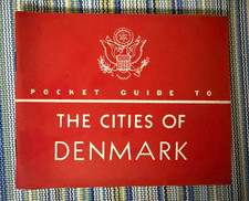 WW2 U.S Army & Navy POCKET GUIDE to The Cities of the DENMARK, 1944 picture