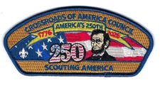 CROSSROADS OF AMERICA COUNCIL *250th ANNIV. OF USA * ABRAHAM LINCOLN * INDIANA picture
