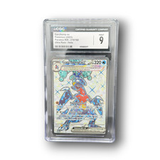 2023 Pokémon Paradox Rift Garchomp ex #219 Ultra Rare Holo CGC 9 picture