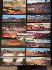 Lot of 34 Vintage 1960's Arizona Panorama + GIANT Post Cards Petley Studios picture