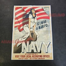 1944 WW2 USA AMERICA WOMEN ARMY SOLDIER NAVY WAR MILITARY PROPAGANDA POSTER G88 picture