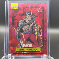 2024 Topps Chrome Marvel Sapphire Jon Ironfire #42 5/5 Omega 🔥🔥🔥 picture