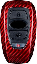 Genuine Carbon Fiber Key Fob Cover for Subaru Ascent BRZ Crosstrek Forester picture