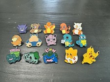 Pokemon Enamel Pin Lot of 15 - Pikachu Charizard Snorlax Squirtle Gengar Etc. picture
