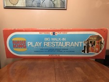 Vintage 1975 Kettering - Burger King Big Walk-In Play Restaurant Playset picture