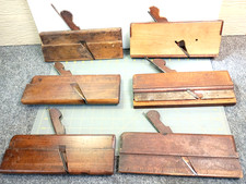 Mixed LOT Antique Unusual Odd Weird Wooden Moulding Plane Antique Barn Find OS picture