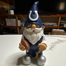 Indianapolis Colts Garden Gnome Forever Collectibles 11.5 NFL Statue picture