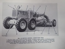 Original 1955 Cat Caterpillar 112 Diesel Operator Instructions Manual picture