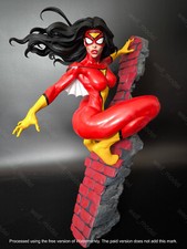 Painted Spider-Woman Jessica Drew Statue 1/4 Sexy Figure picture