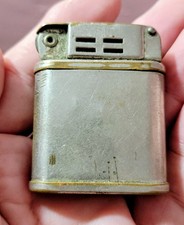 Vintage 1940s Beattie Jet Lighter Silver Chrome Brass Petrol Lighter RARE picture