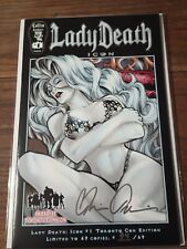 Lady Death Icon #1 Coffin Comics 2008 Ultra HTF NM. Signed/Ltd to 69  $299.99 picture