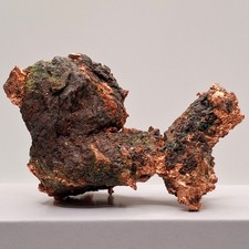 Large Native Copper with Chrysocolla raw copper natural michigan copper specimen picture
