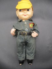 Original Vintage BUDDY LEE Jeans Toy Doll in JOHN DEERE Farm Tractor Uniform picture