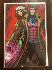 The Uncanny X-Men #1 Nathan Szerdy Exclusive Virgin Variant Rogue Gambit 2024 NM picture