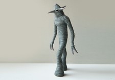 Pascagoula Alien of Mississippi. Weird alien sculpture statue, cryptid gift picture