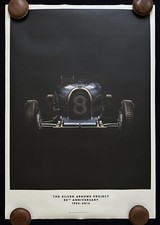 BUGATTI Type 35 Poster Silver Arrows Project SOLD OUT Out of Print 27x39 picture