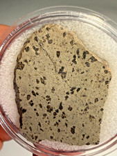 MUSEUM QUALITY RARE TARKINT 001 MARTIAN SHERGOTTITE METEORITE 6.3 GMS picture