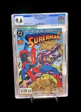 DC Action Comics 701 1994 Superman Fall of Metropolis CGC 9.6 White Pages Comic picture