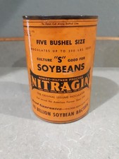 RARE VINTAGE 1930'S NITRAGIN SOYBEAN LEGUME INOCULATOR - FULL picture