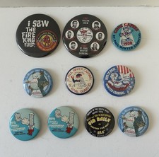 Vintage St. Paul Minnesota Winter Carnival Button Pinback Lot Of 10 picture