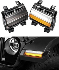 LED Fender Lights for Jeep Wrangler JL Sport 2018-2024 picture